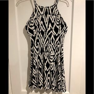 Black and white dress